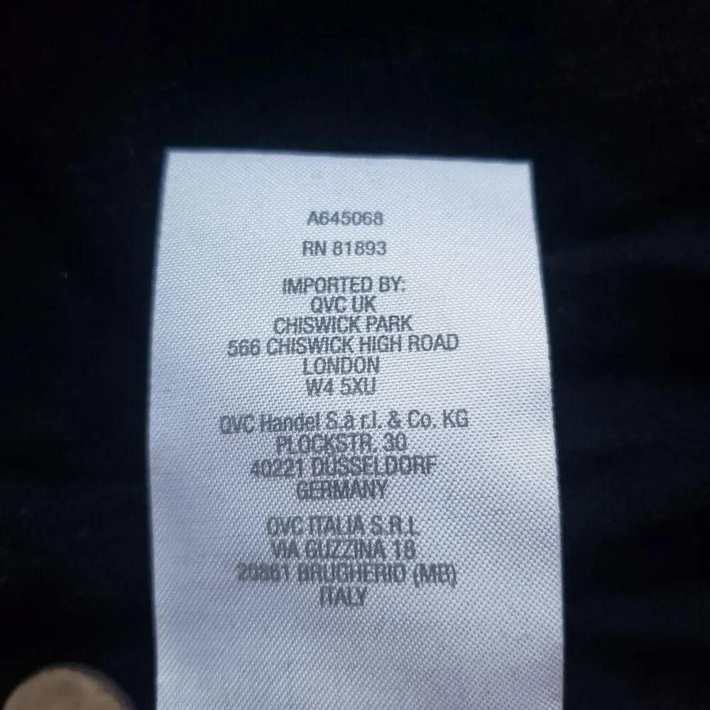 Susan Graver Pure Dress Womens Petite Large Black Linen Blend Tie Sleeve Midi - Picture 9 of 11